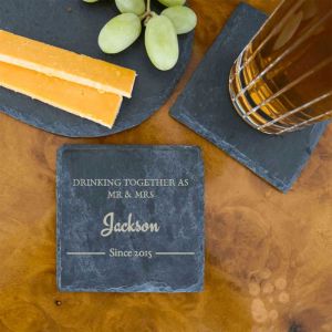Drinking Together Slate Coasters