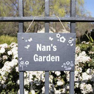 Personalised Gardener's Slate Sign