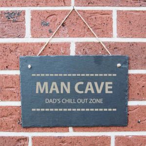 Man Cave Personalised Slate Sign