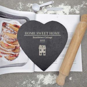 Home Sweet Home Personalised Slate