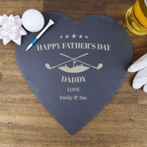 Happy Father's Day Personalised Slate