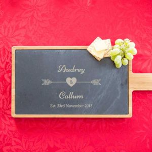 Personalised 'Straight to the Heart' Serving Board