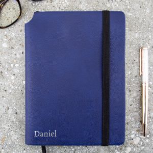 Name Blue Personalised Notebook