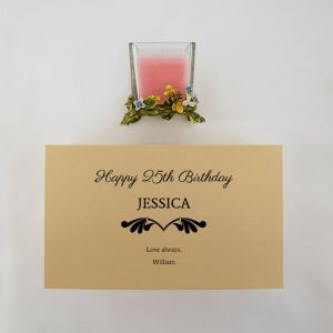 Pink Candle Personalised For All Occasions