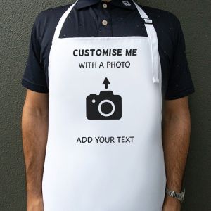 Customised white apron one size fits all