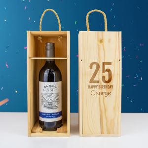 Personalised Birthday Wine Box