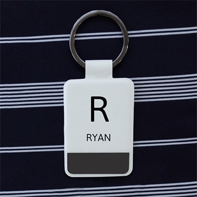 21st personalised keyrings for him