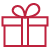 Gift ideas and unique products icon